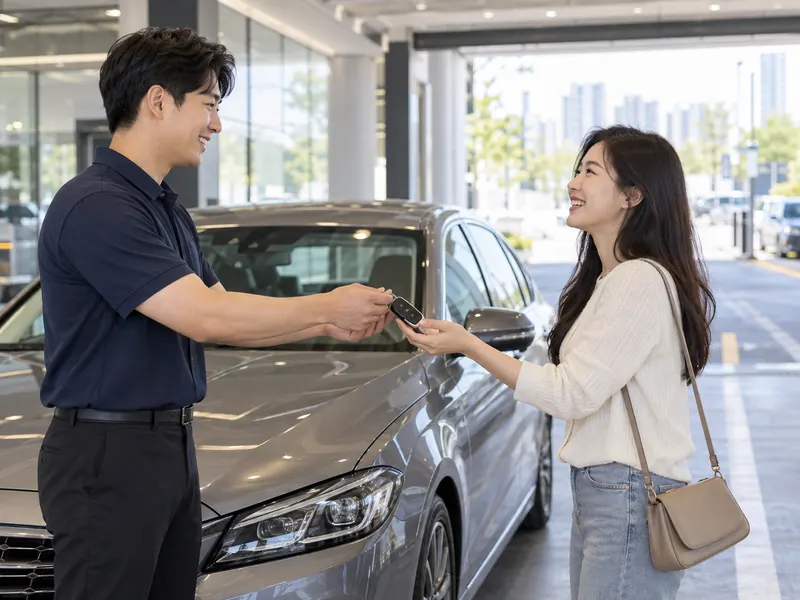 구매 후 출고 연출 사진